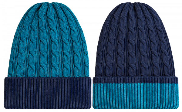 Alpaka Mütze Blue