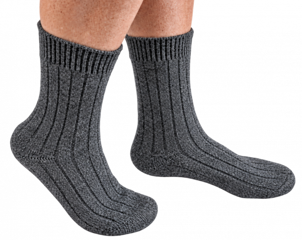 Lammwoll-Socken 1 Paar anthrazit