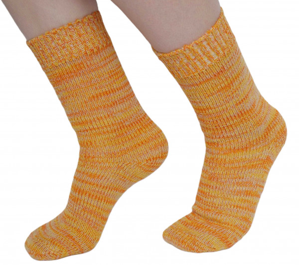 Alpaka Socken 1 Paar gelb multicolore