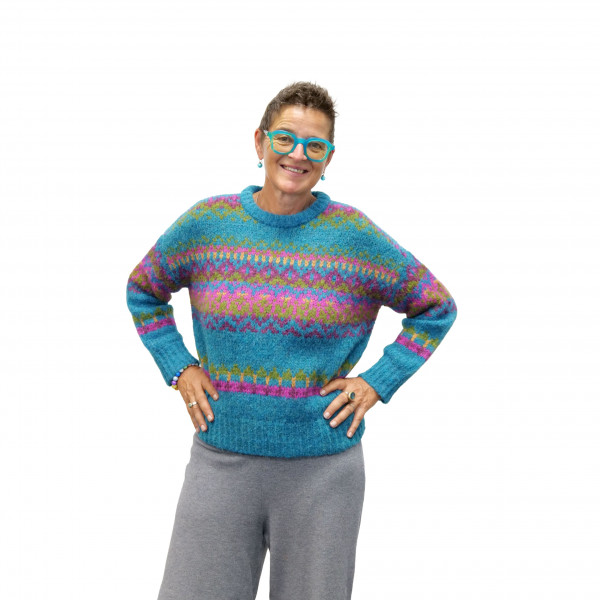 Alpaka Rundhals Pullover Lori