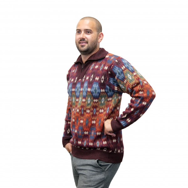 Alpaka Pullover Troyer Matteo